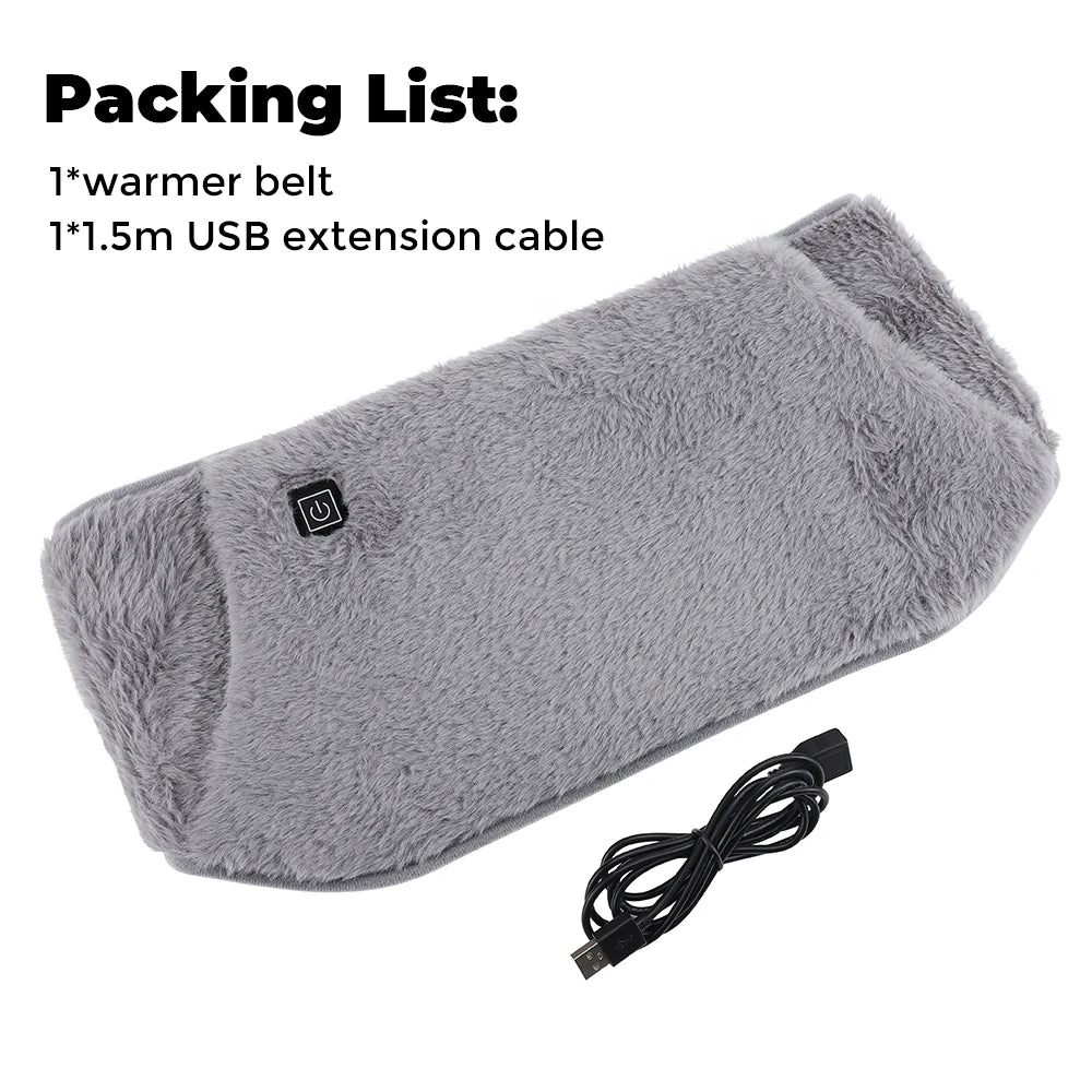 Warm & Fluffy Pain Relief Belt – Electric Pad for Soothing Period & Lower Back Pain